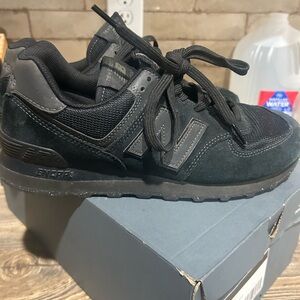 Men’s New Balance 574 Core ML574EVE Black Athletic Shoes